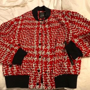 Rag & Bone Tweed Cruella Bomber Jacket